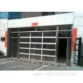 Residential Aluminum Frame Glass Sectional Garage Door